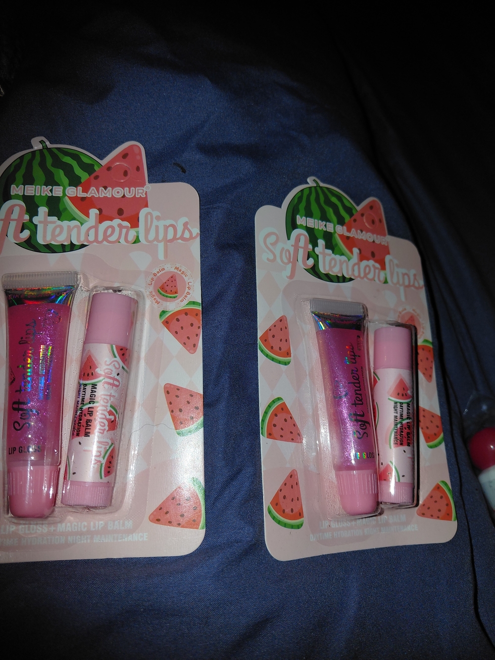 Glamour Pink Shimmer Lip Gloss & Magic Lip Balm Duo